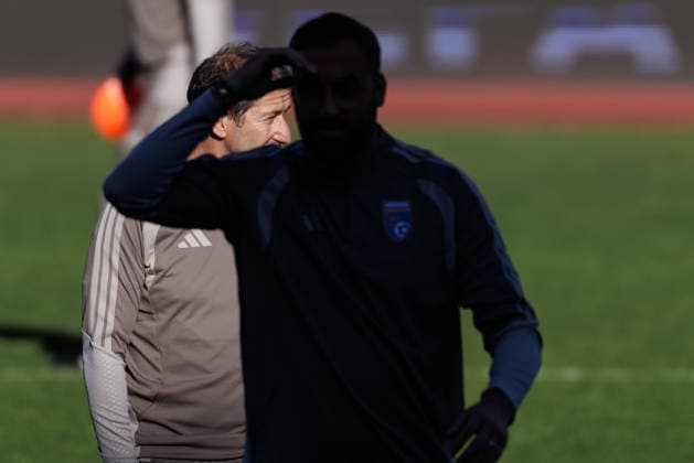 SOCCER - NL, KOS vs AUT PRISTINA,KOSOVO,03.OCT.26 - SOCCER - UEFA Nations League, OEFB international match, Länderspiel, Nationalmannschaft Kosovo vs Austria, preview, training team KOS. Image shows head coach Franco Foda (KOS). GEPAxpictures xArminxRauthner