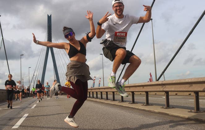 Participants in the 2026 Köhlbrand Bridge Run
