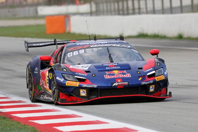 GT World Challenge Europe powered by AWS Barcelona 2026 Thierry Vermeulen of Emil Frey Racing drives a Ferrari 296 GT3 EVO during Qualifying 1 Group A of the GT World Challenge Europe powered by AWS 2026 at the Barcelona-Catalunya Circuit in Barcelona, Spain, on October 3, 2026. Barcelona Barcelona Spain  Copyright: xUrbanandsportx originalFilename:valls-gtworldc261103_npi5Y.jpg