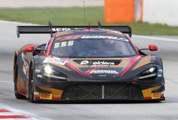 GT World Challenge Europe powered by AWS Barcelona 2026 Simon Gachet, of CSA Racing, drives a McLaren 720S GT3 EVO during Qualifying 1 Group A of the GT World Challenge Europe powered by AWS 2026 at the Barcelona-Catalunya Circuit in Barcelona, Spain, on October 3, 2026. Barcelona Barcelona Spain  Copyright: xUrbanandsportx originalFilename:valls-gtworldc261103_npnW8.jpg