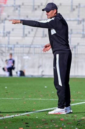Alexander Blessin, Coach, Gladbach, Germany; Hamburg, Millerntor Stadium; Soccer; Bundesliga 1 and 2; FC St. Pauli, Borussia Mönchengladbach