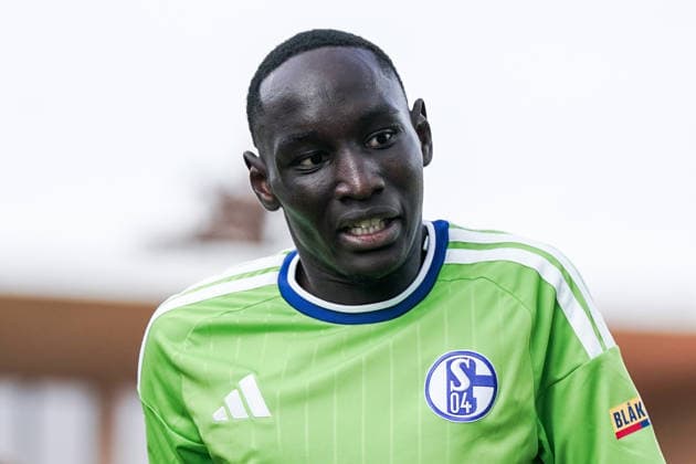 Soccer Austria Friendly Match 2025 2026 03 10 2026 SC Austria Lustenau vs. FC Schalke 04 SUN MINIMEAL Arena Lustenau, Austria Jean Paul Ndiaye Schalke 04 Copyright: xLUKAxKOLANOVICx
