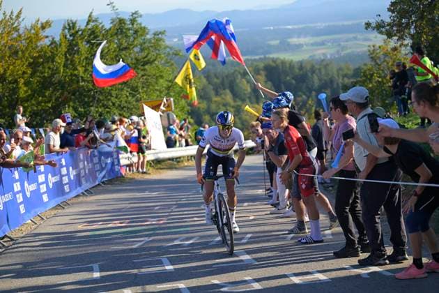 UEC 2026 Road European Championships Ljubljana 03 10 2026 LJUBLJANA, SLOVENIA - OCTOBER 03 : Vollering Demi (NED) of FDJ United - SUEZduring the Women Elite cycling road race of the 2026 UEC Road European Championships Ljubljana. An UCI Continental Championships cycling race of 130 km with start in Ljubljana and finish in Sencur on October 3, 2026 in Ljubljana, Slovenia, 03 10 2026 Ljubljana Slovenia  Copyright: xIvanxBenedettox