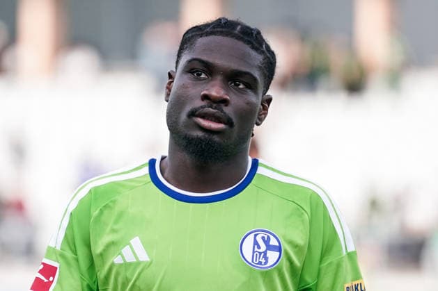 Soccer Austria Friendly Match 2025 2026 03 10 2026 SC Austria Lustenau vs. FC Schalke 04 SUN MINIMEAL Arena Lustenau, Austria Junior Dina Ebimbe Schalke 04 Copyright: xLUKAxKOLANOVICx