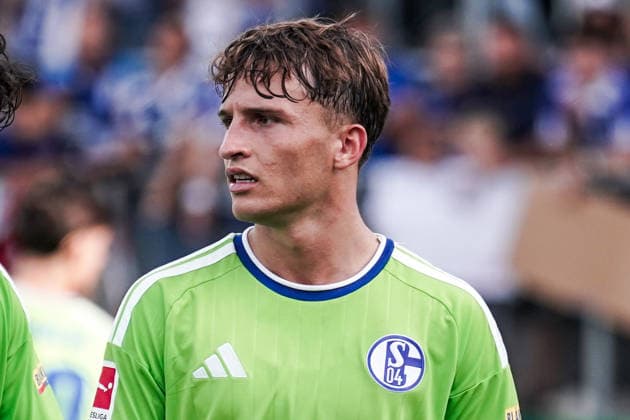 Soccer Austria Friendly Match 2025 2026 03 10 2026 SC Austria Lustenau vs. FC Schalke 04 SUN MINIMEAL Arena Lustenau, Austria Vitalie Becker Schalke 04 Copyright: xLUKAxKOLANOVICx