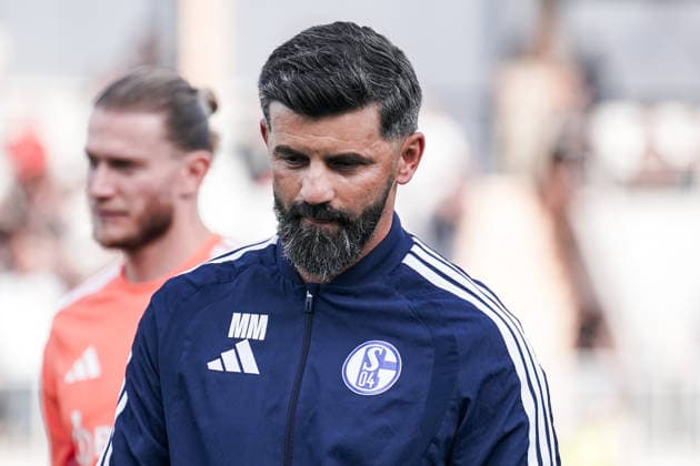 Soccer Austria Friendly Match 2025 2026 03 10 2026 SC Austria Lustenau vs. FC Schalke 04 SUN MINIMEAL Arena Lustenau, Austria Coach Miron Muslic Schalke 04 Copyright: xLUKAxKOLANOVICx