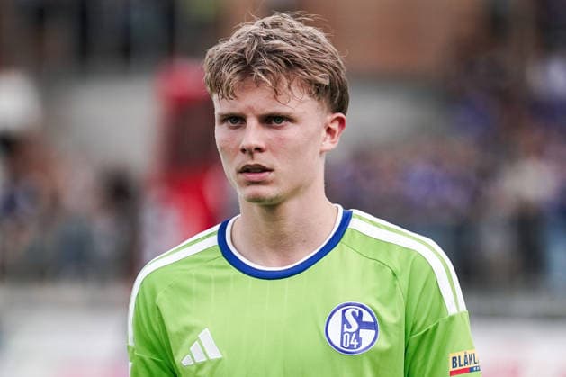 Soccer Austria Friendly Match 2025 2026 03 10 2026 SC Austria Lustenau vs. FC Schalke 04 SUN MINIMEAL Arena Lustenau, Austria Luca Vozar Schalke 04 Copyright: xLUKAxKOLANOVICx