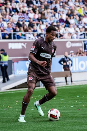 Germany Soccer: 2. Bundesliga, Bundesliga 1, Friendly Match, 2026–27 Season, FC St. Pauli vs. Borussia Mönchengladbach, Millerntor Stadium, Hamburg, St. Pauli, Youssoupha Niang, FC St. Pauli, 7, Cutout Copyright: xStefanxTrochax