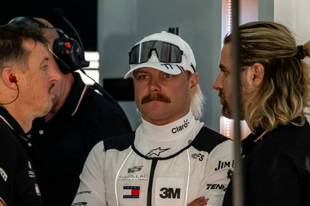 SEPANG, MALAYSIA: Valtteri Bottas, racing for the Cadillac F1 team during the 2026 Formula 1 Bahrain Grand Prix at the Sepang International Circuit in Sepang, Malaysia