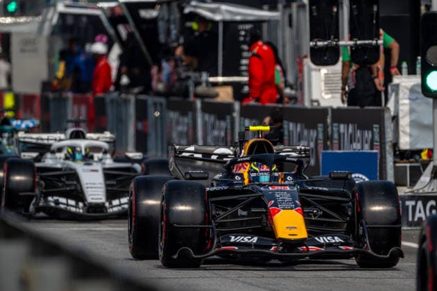 SEPANG, MALAYSIA: Isack Hadjar, racing for the Red Bull Racing team during the 2026 Formula 1 Bahrain Grand Prix at the Sepang International Circuit in Sepang, Malaysia