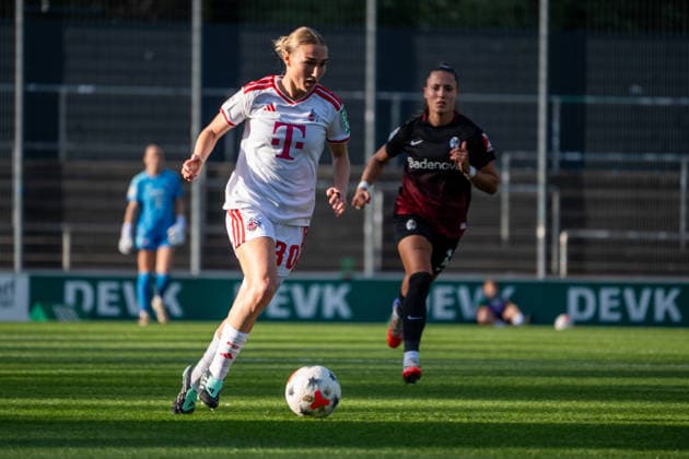 Germany Google Pixel Women s Bundesliga 2026–2027, Matchday 6, 1 FC Köln vs. SC Freiburg, Saturday, October 3, 2026, Franz Kremer Stadium, Cologne, Westphalia—Sophie Nachtigall of 1 FC Köln, No. 30, in action with the ball at the Franz Kremer Stadium in Cologne, Germany Copyright: xOrhanxHabashx