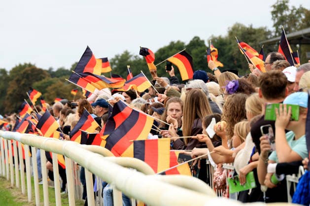October 3, 2026, ISO GER DEU Equestrian Sports, German Unity Day, 2026, Hoppegarten Winner Thore Hammer Hansen on Snow Player nordphoto GmbH Engler Berlin Hoppegarten Berlin Germany Copyright: xNordphotox xEnglerx