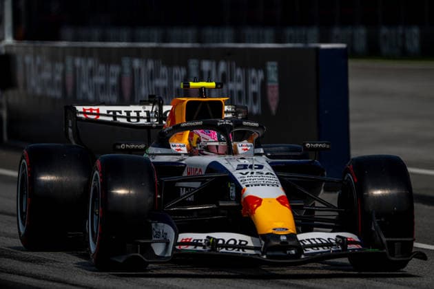 SEPANG, MALAYSIA: Liam Lawson, racing for the Racing Bulls team during the 2026 Formula 1 Bahrain Grand Prix at the Sepang International Circuit in Sepang, Malaysia