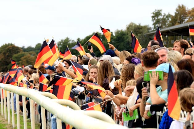 October 3, 2026, ISO GER DEU Equestrian Sports, German Unity Day, 2026, Hoppegarten Winner Thore Hammer Hansen on Snow Player nordphoto GmbH Engler Berlin Hoppegarten Berlin Germany Copyright: xNordphotox xEnglerx