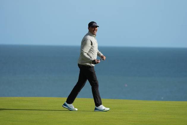 Ruud Gullit on the 4th green Alfred Dunhill Links Championship, Round 3, Kingsbarns Golf Links, Fife, UK, Scotland - 03 Oct 2026 United Kingdom  Copyright: xStuartxWallace Shutterstockx 17183186cd