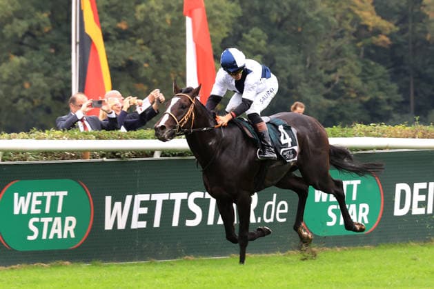 October 3, 2026, ISO GER DEU Equestrian Sports, German Unity Day, 2026, Hoppegarten Winner Thore Hammer Hansen on Snow Player nordphoto GmbH Engler Berlin Hoppegarten Berlin Germany Copyright: xNordphotox xEnglerx