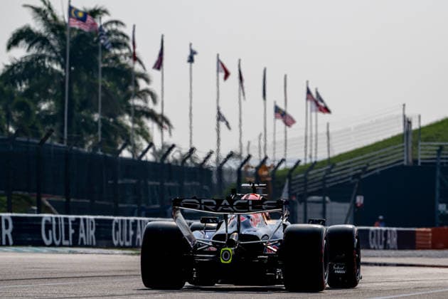 SEPANG, MALAYSIA: Max Verstappen fastest in the Bahrain Grand Prix Qualifying during the 2026 Formula 1 Bahrain Grand Prix at the Sepang International Circuit in Sepang, Malaysia
