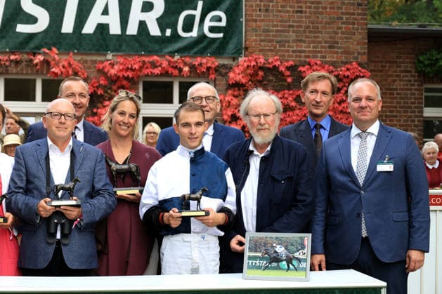October 3, 2026, ISO GER DEU Equestrian Sports, German Unity Day, 2026, Hoppegarten Winner Thore Hammer Hansen on Snow Player nordphoto GmbH Engler Berlin Hoppegarten Berlin Germany Copyright: xNordphotox xEnglerx