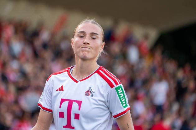 Germany Google Pixel Women s Bundesliga 2026–2027, Matchday 6, 1 FC Köln vs. SC Freiburg, Saturday, October 3, 2026, Franz Kremer Stadium, Cologne, Westphalia, k30 Sophie Nachtigall, 1 FC Köln, 30 Emotions, Disappointment, Facial Expression, Emotions, Cologne, Franz Kremer Stadium, Cologne, Germany Copyright: xOrhanxHabashx