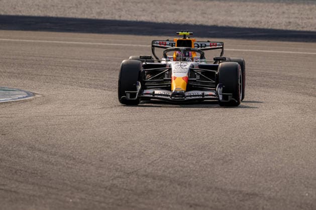 SEPANG, MALAYSIA: Liam Lawson, racing for the Racing Bulls team during the 2026 Formula 1 Bahrain Grand Prix at the Sepang International Circuit in Sepang, Malaysia