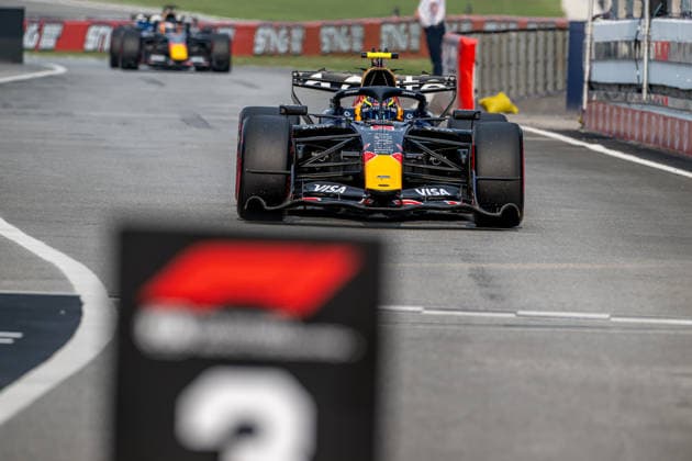 SEPANG, MALAYSIA: Isack Hadjar, racing for the Red Bull Racing team during the 2026 Formula 1 Bahrain Grand Prix at the Sepang International Circuit in Sepang, Malaysia