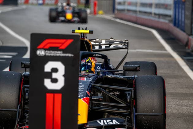 SEPANG, MALAYSIA: Isack Hadjar, racing for the Red Bull Racing team during the 2026 Formula 1 Bahrain Grand Prix at the Sepang International Circuit in Sepang, Malaysia