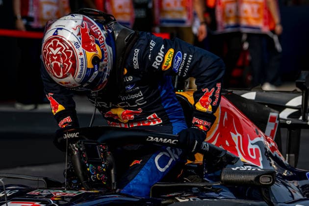 SEPANG, MALAYSIA: Max Verstappen fastest in the Bahrain Grand Prix Qualifying during the 2026 Formula 1 Bahrain Grand Prix at the Sepang International Circuit in Sepang, Malaysia