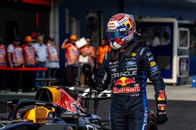 SEPANG, MALAYSIA: Max Verstappen fastest in the Bahrain Grand Prix Qualifying during the 2026 Formula 1 Bahrain Grand Prix at the Sepang International Circuit in Sepang, Malaysia