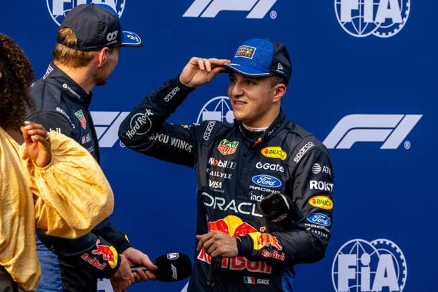 SEPANG, MALAYSIA: Isack Hadjar, racing for the Red Bull Racing team during the 2026 Formula 1 Bahrain Grand Prix at the Sepang International Circuit in Sepang, Malaysia