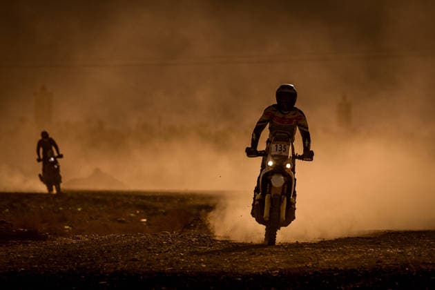 W2RC - RALLYE DU MAROC 2026 135 POUGET Guillaume (fra), GP Sandstorm Racing Team, Kove 450 Rally, FIM W2RC, Rally 2 MM, action during the Stage 5 of the Rallye du Maroc 2026, 4th round of the 2026 WR2C Championship from October 3, 2026 around Zagora, Morocco - AgadirMorocco  Copyright: xPauloxMariax