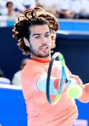 October 3, 2026, Tokyo, Japan - Carlos Alcaraz of Spain returns the ball against Matteo Arnaldi of Italy during the second round match of the Japan Open tennis championships at the Ariake Colosseum in Tokyo on Saturday, October 3, 2026. (photo by Yoshio Tsunoda AFLO) Noxthirdxpartyxsales 0868466234st YoshioxTsunodax