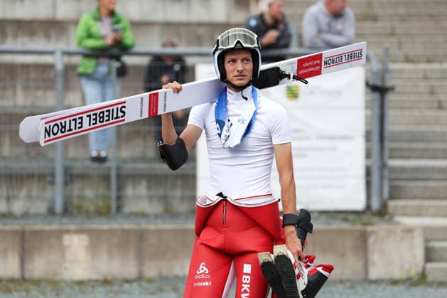 October 3, 2026, Ski Jumping, Men, FIS Continental Cup, 2026 Summer Season, Individual Competition: Gregor Deschwanden (SUI), Klingenthal Vogtland Arena, Saxony, Germany