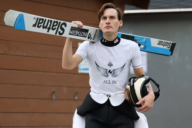 October 3, 2026, Ski Jumping, Men, FIS Continental Cup, 2026 Summer Season, Individual Competition: Domen Prevc (SLO) at the Vogtland Arena in Klingenthal, Saxony, Germany