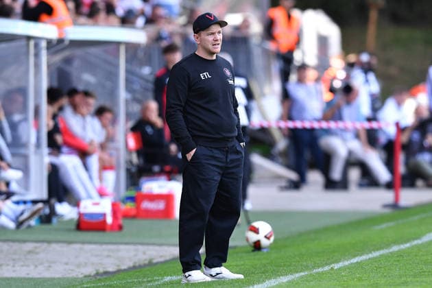 Soccer Friendly Match: FC Viktoria Köln vs. 1. FC Köln on October 3, 2026, at Sportpark Höhenberg in Cologne; Marian Wilhelm, Head Coach of Köln xRx