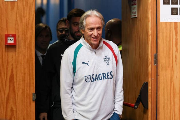 Porto, Portugal, October 3: Portugal s head coach, Jorge Jesus, during the press conference ahead of the UEFA Nations League 2026–27 League Phase Matchday 4 match between Portugal and Norway at Estádio do Dragão in Porto, Portugal Copyright: HMBxMedia JoaquimxFerreira