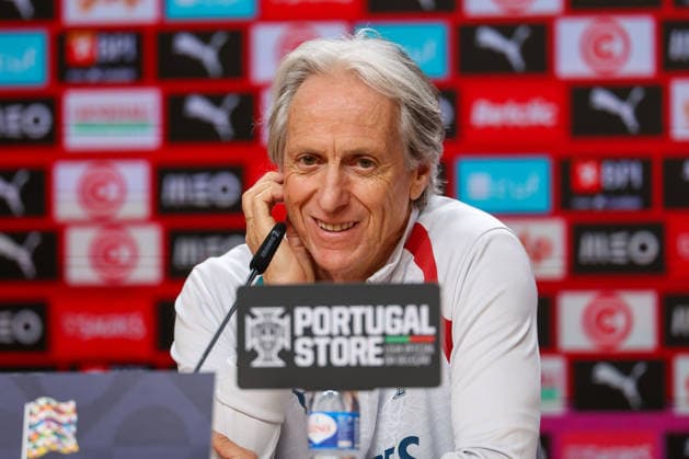 Porto, Portugal, October 3: Portugal s head coach, Jorge Jesus, during the press conference ahead of the UEFA Nations League 2026–27 League Phase Matchday 4 match between Portugal and Norway at Estádio do Dragão in Porto, Portugal Copyright: HMBxMedia JoaquimxFerreira