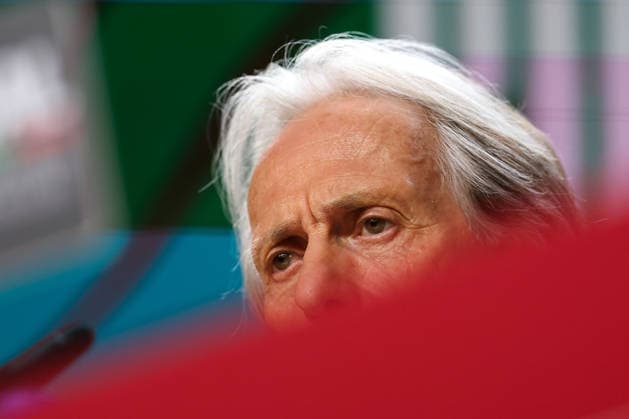 Porto, Portugal, October 3: Portugal s head coach, Jorge Jesus, during the press conference ahead of the UEFA Nations League 2026–27 League Phase Matchday 4 match between Portugal and Norway at Estádio do Dragão in Porto, Portugal Copyright: HMBxMedia JoaquimxFerreira