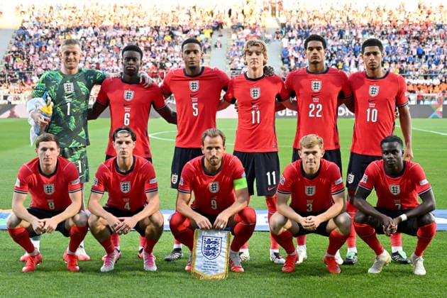 RIJEKA, CROATIA - OCTOBER 03: Team England before the UEFA Nations League, League A Group A3, match between Croatia and England at Stadion Rujevica, Rijeka on October 03, 2026 in Rijeka, Croatia. (Photo by Igor Kupljenik Sports Press Photo). Copyright: xIgorxKupljenikx xSPPx Sportspressphoto_SPR244508