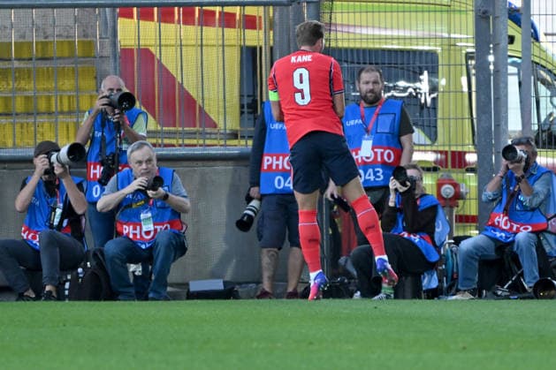 RIJEKA, CROATIA - OCTOBER 03: Harry Kane of England celebrate score during the UEFA Nations League, League A Group A3, match between Croatia and England at Stadion Rujevica, Rijeka on October 03, 2026 in Rijeka, Croatia. (Photo by Igor Kupljenik Sports Press Photo). Copyright: xIgorxKupljenikx xSPPx Sportspressphoto_SPR244538