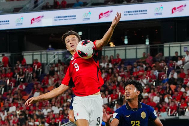 HONG KONG-SPORTS ASEAN-CUP A general view during the first half of the FIFA ASEAN Challenge Cup final between Hong Kong, China and Cambodia at Kai Tak Stadium in Hong Kong on October 3, 2026. (Photo by Zulu Lo TMHK via Nexpher Images) Hong Kong
