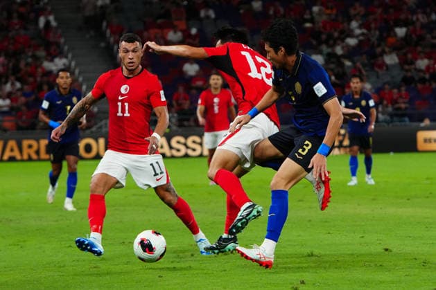 HONG KONG-SPORTS ASEAN-CUP A general view during the first half of the FIFA ASEAN Challenge Cup final between Hong Kong, China and Cambodia at Kai Tak Stadium in Hong Kong on October 3, 2026. (Photo by Zulu Lo TMHK via Nexpher Images) Hong Kong