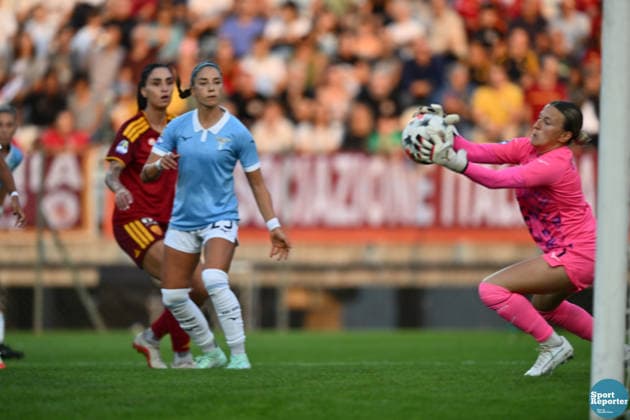 IPA89263839 - Sara Cetinja of S.S. Lazio during the Serie A Women s league match between Roma and Lazio, AS Roma vs. S.S. Lazio Women, Italian Serie A Women s soccer match in Rome, Italy, October 3, 2026 Copyright: xClaudioxEnea IPAxSportx xx IPA89263839