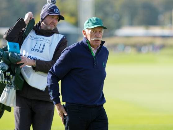 Alfred Dunhill Links Championship Dermot Desmond on the 18th green at The Old Course, St Andrews Alfred Dunhill Links Championship, Golf, Round 3, Old Course St Andrews, Scotland, UK, The Old Course, St Andrews, Scotland, UK - 03 Oct 2026St Andrews The Old Course Scotland United Kingdom Copyright: xStuartxWallace Shutterstockx 17184002j