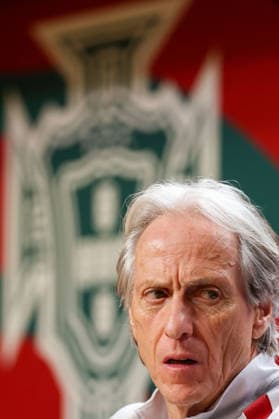 Porto, Portugal, October 3: Portugal s head coach, Jorge Jesus, during the press conference ahead of the UEFA Nations League 2026–27 League Phase Matchday 4 match between Portugal and Norway at Estádio do Dragão in Porto, Portugal Copyright: HMBxMedia JoaquimxFerreira