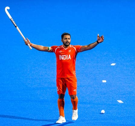 India s Men s Hockey Team Wins Gold Medal at the Asian Games 2026 Kakamigahara Japan , Oct 03 (ANI): Indian Men s Hockey captain Harmanpreet Singh celebrates after defeating Malaysia 5-1 in the final to win the gold medal at the Asian Games 2026 in Aichi-Nagoya, in Kakamigahara on Saturday. Kakamigahara Japan Copyright: xANIx ANI_20261003384