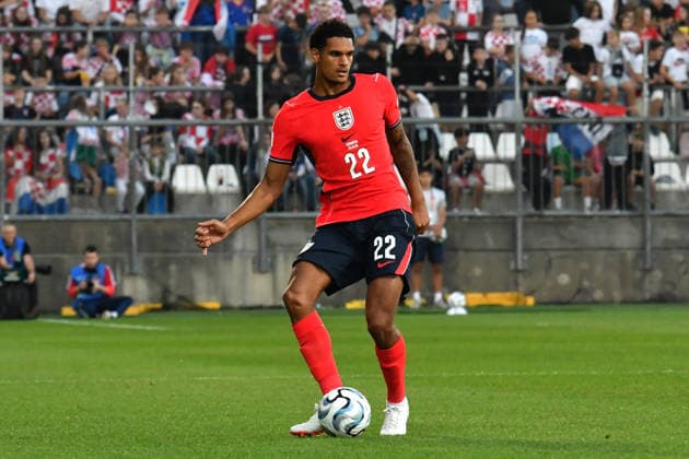 RIJEKA, CROATIA - OCTOBER 03: Jarell Quansah of England in action during the UEFA Nations League, League A Group A3, match between Croatia and England at Stadion Rujevica, Rijeka on October 03, 2026 in Rijeka, Croatia. (Photo by Natasa Kupljenik Sports Press Photo). Copyright: xNatasaxKupljenikx xSPPx Sportspressphoto_SPR244566