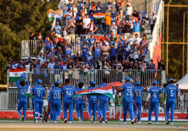 Indian Men™s Cricket Team wins the Gold Medal at the Asian Games 2026 Nagoya Japan , Oct 03 (ANI): Indian Men™s Cricket Team celebrates after beating Pakistan to win the gold medal at the Asian Games 2026, in Nagoya on Saturday. Nagoya Japan Copyright: xANIx ANI_20261003143