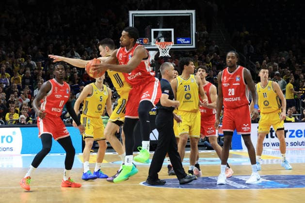 October 3, 2026, Germany, GER, DEU, Basketball, 1st Bundesliga, Day 1, 2026–2027 Season, Berlin, ALBA Berlin vs. Bamberg, JONAS MATTISSECK (ALBA Berlin 9), Jordan Wright (Bamberg 3), nordphoto GmbH, Engler Berlin, Uber Arena, Berlin, Germany Copyright: xNordphotox xEnglerx