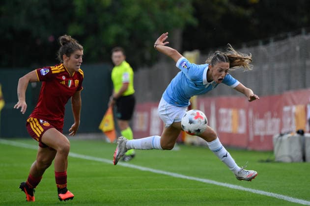 IPA89264631 - Martina Zanoli of Lazio Women during the Italian Women’s Serie A Athora 2026 2027 match between AS Roma Women and SS Lazio Women at the Tre Fontane Stadium on October 3, 2026.  Copyright: xFabrizioxCorradetti IPAxSportx xx IPA89264631