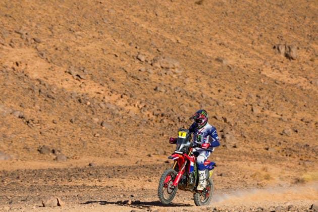 W2RC - RALLYE DU MAROC 2026 09 BRABEC Ricky (usa), Monster Energy Honda HRC, Honda CRF 450, FIM W2RC, Rally GP, action, during the Stage 5 of the Rallye du Maroc 2026, 4th round of the 2026 WR2C Championship from October 3, 2026 around Zagora, Morocco - AgadirMorocco  Copyright: xFREDERICxLExFLOCxHx